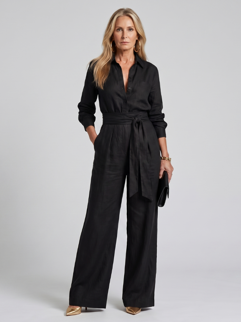 Melia | Wilhelmina Wide-Leg Jumpsuit