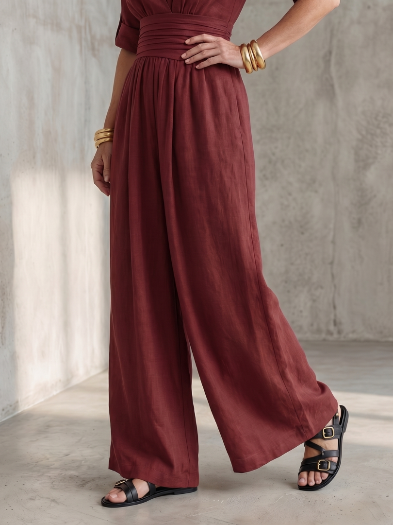 Melia | Sandrine Wide-Leg Jumpsuit