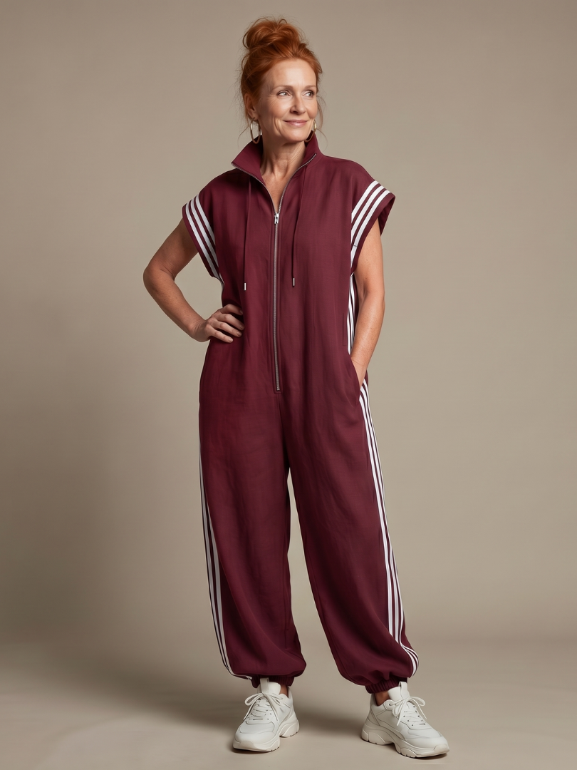Melia | Jocelyne Striped Jumpsuit