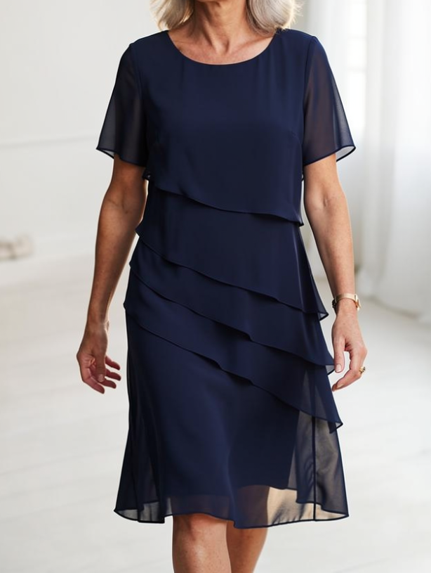 Melia | Linda Ruffle Dress