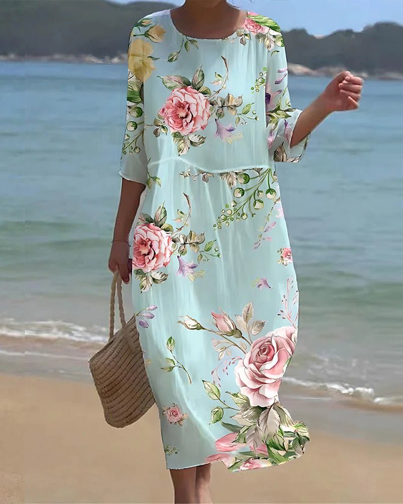 Melia | Keely Sunset Flower Dress