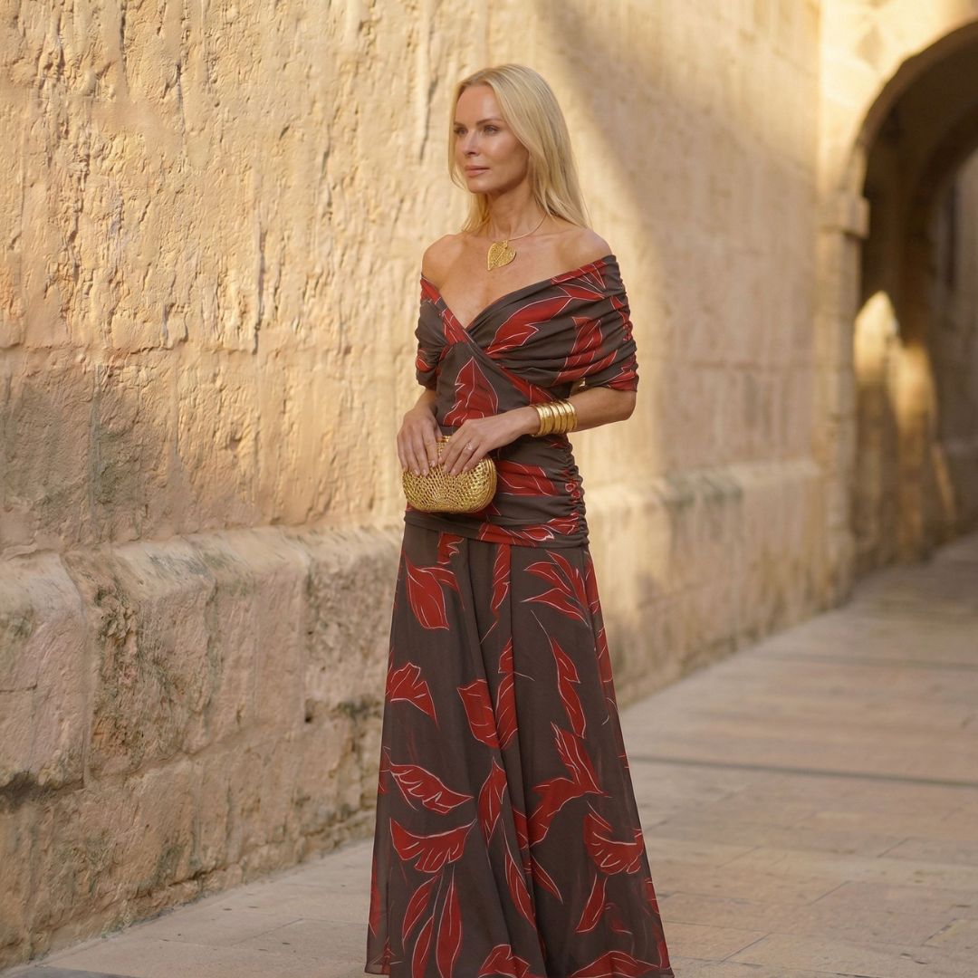 Melia | Olympe Leaf Print Dress