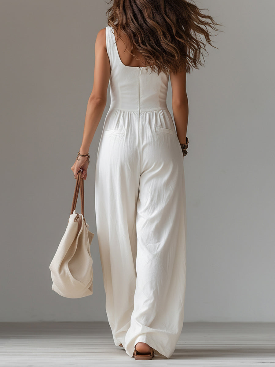 Melia | Market Day Wide-Leg Jumpsuit
