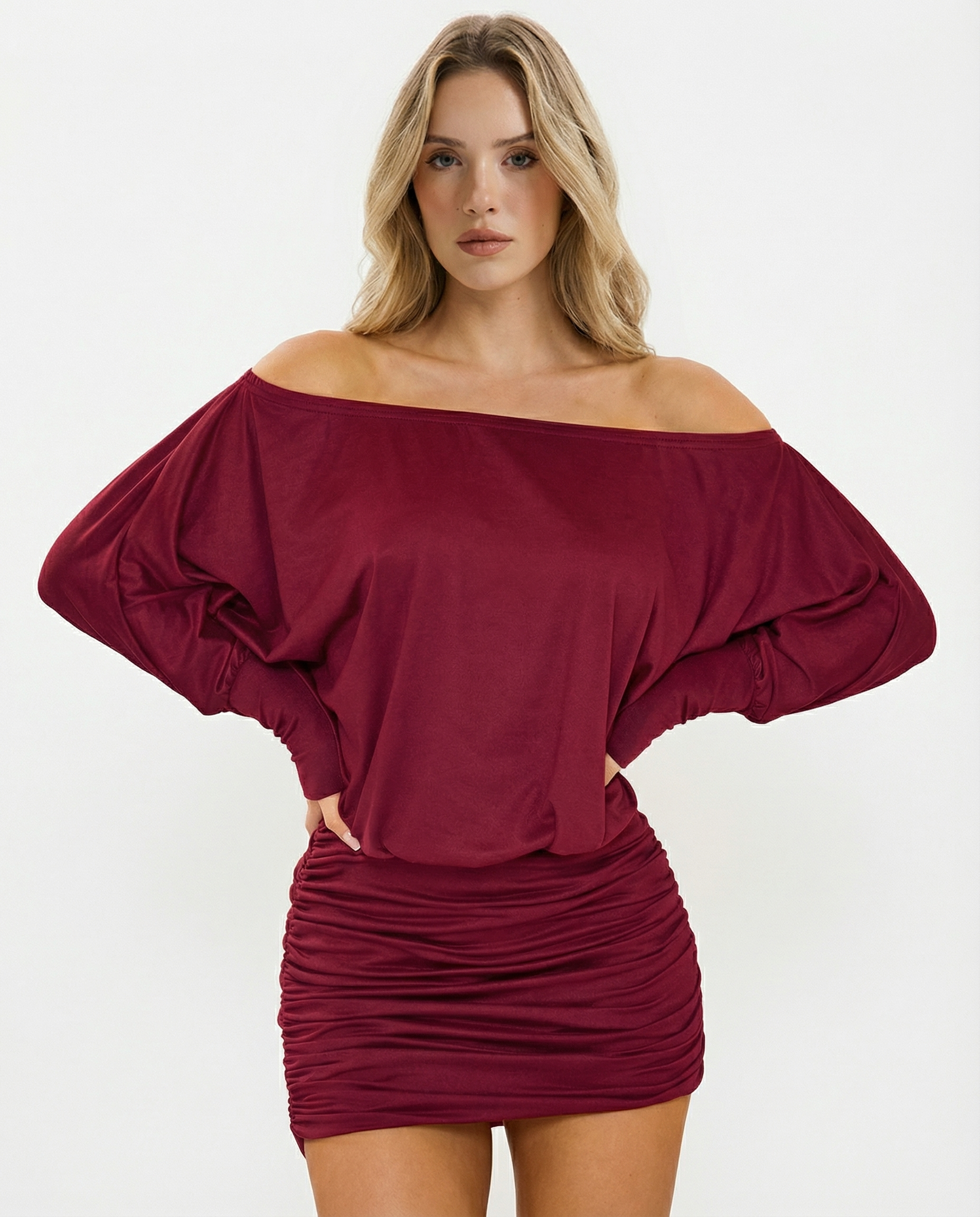 Melia | SOLA Ruched Mini Dress