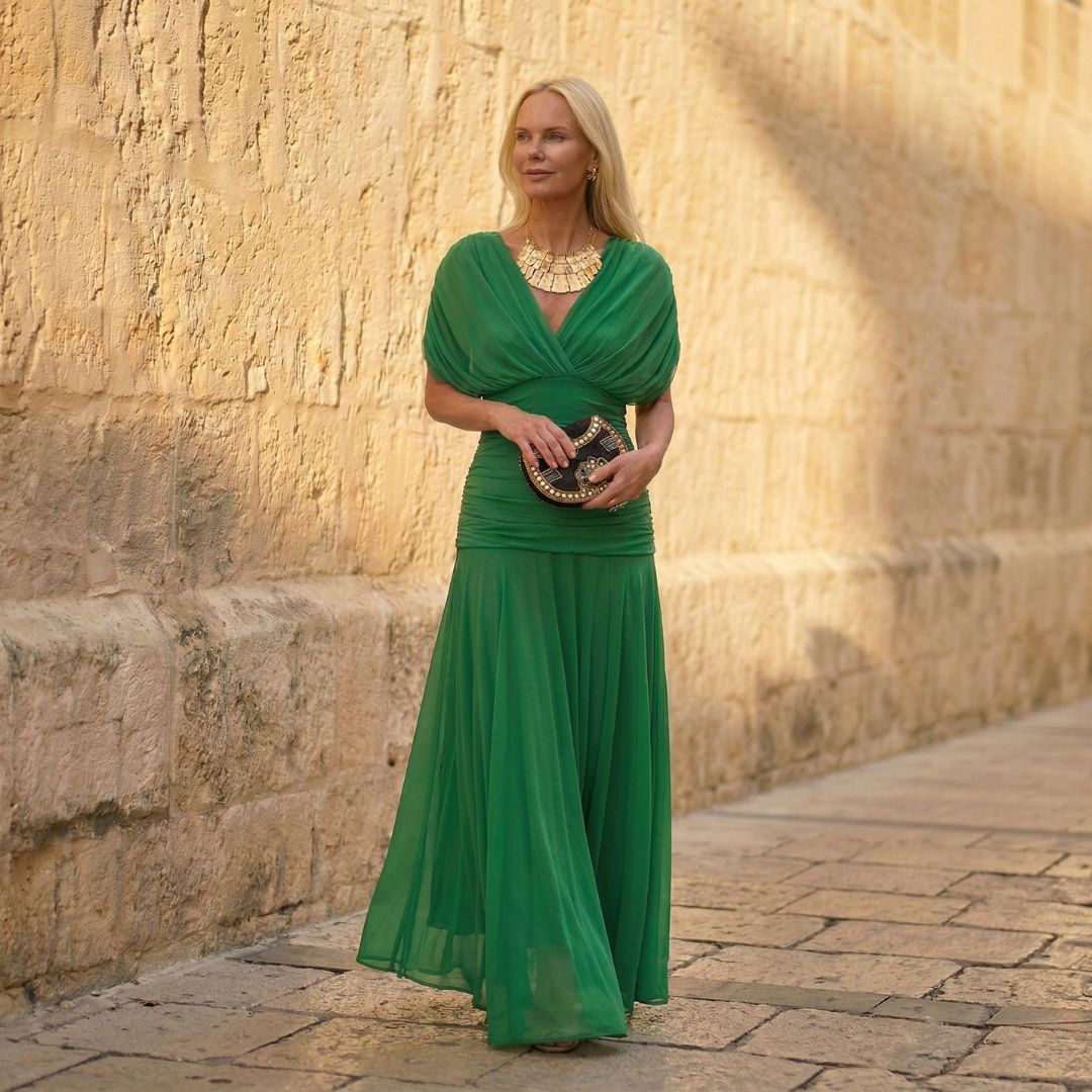 Melia | Isadora Green Maxi Dress