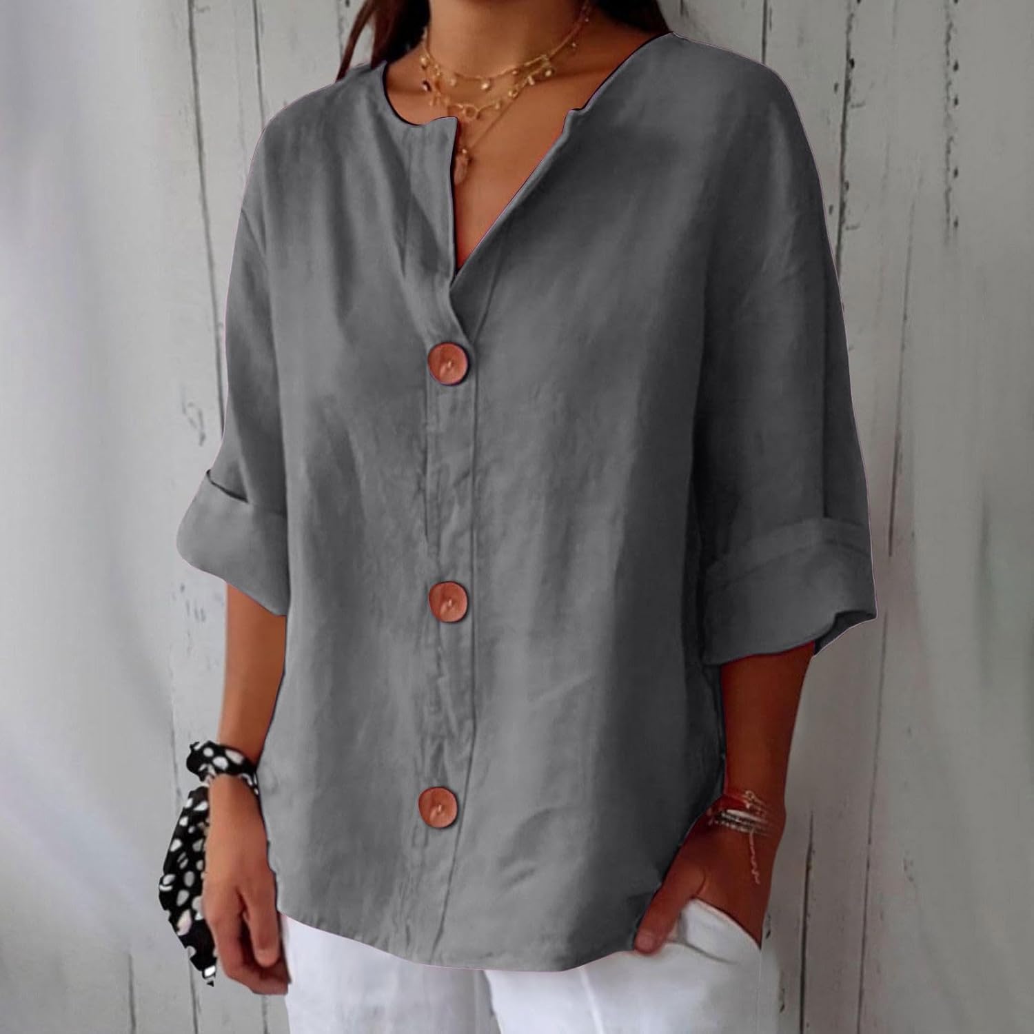 Melia | Julia Loose-Fitting Elegant Blouse