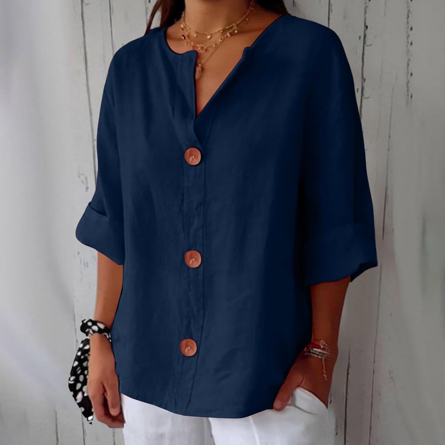 Melia | Julia Loose-Fitting Elegant Blouse
