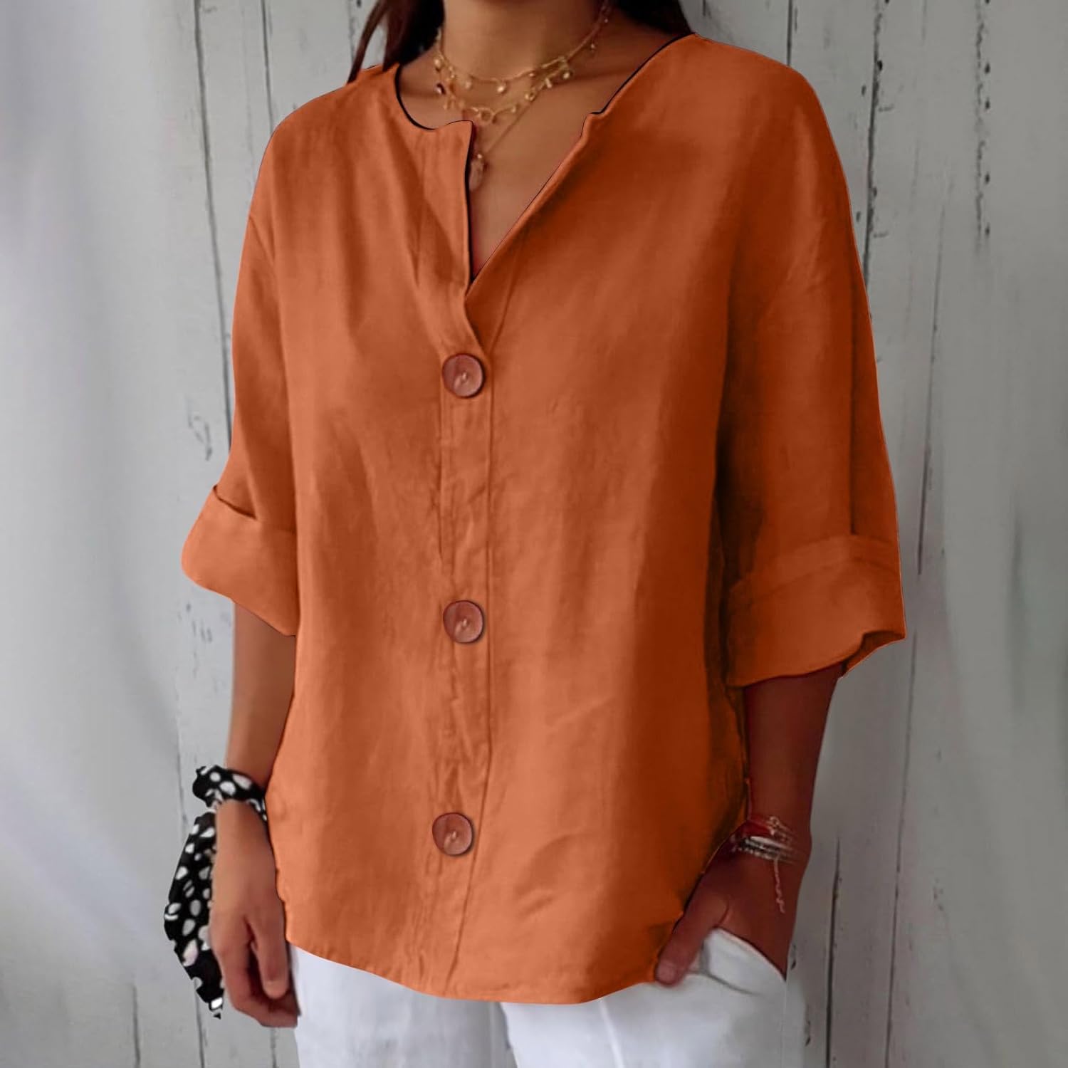 Melia | Julia Loose-Fitting Elegant Blouse