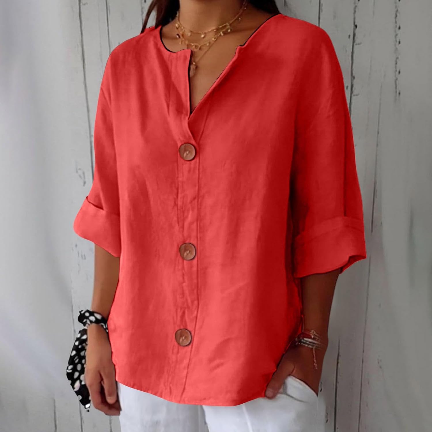 Melia | Julia Loose-Fitting Elegant Blouse