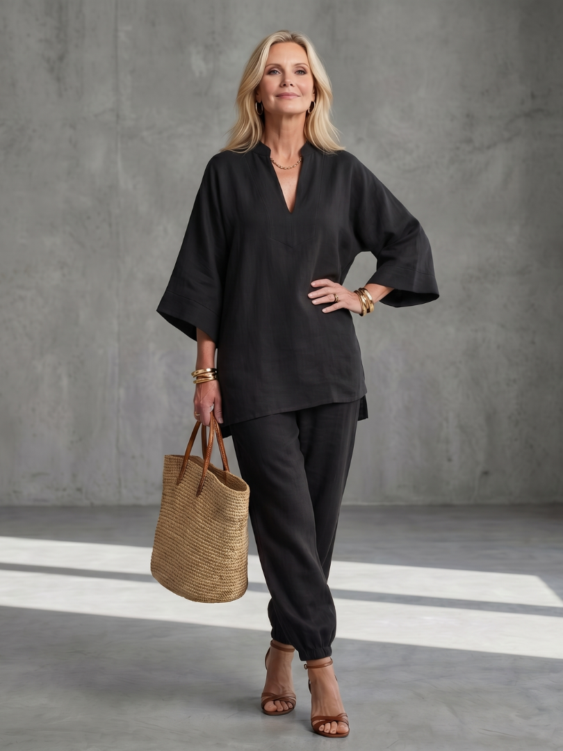Melia | Zephyrine Tunic Set