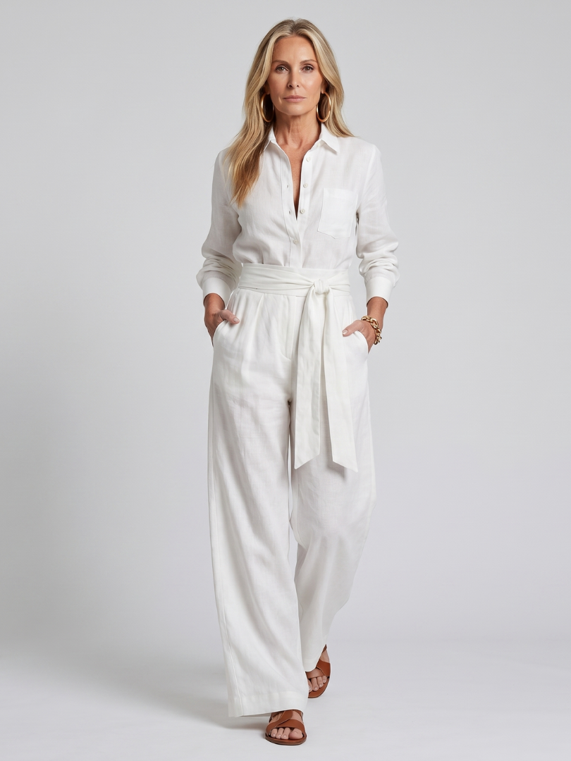Melia | Wilhelmina Wide-Leg Jumpsuit
