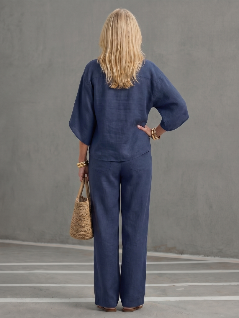 Melia | Mireille Button Tunic Set