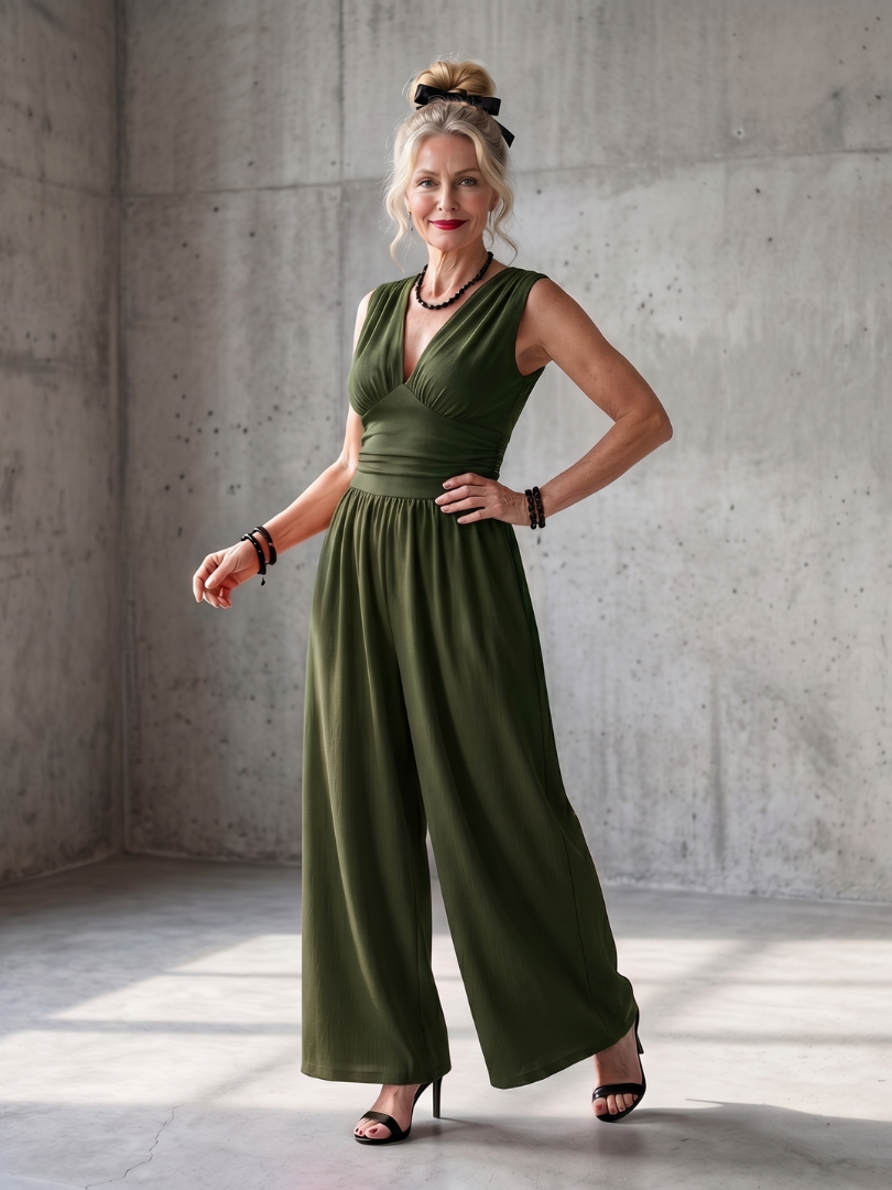 Melia | Elspeth V-Neck Jumpsuit
