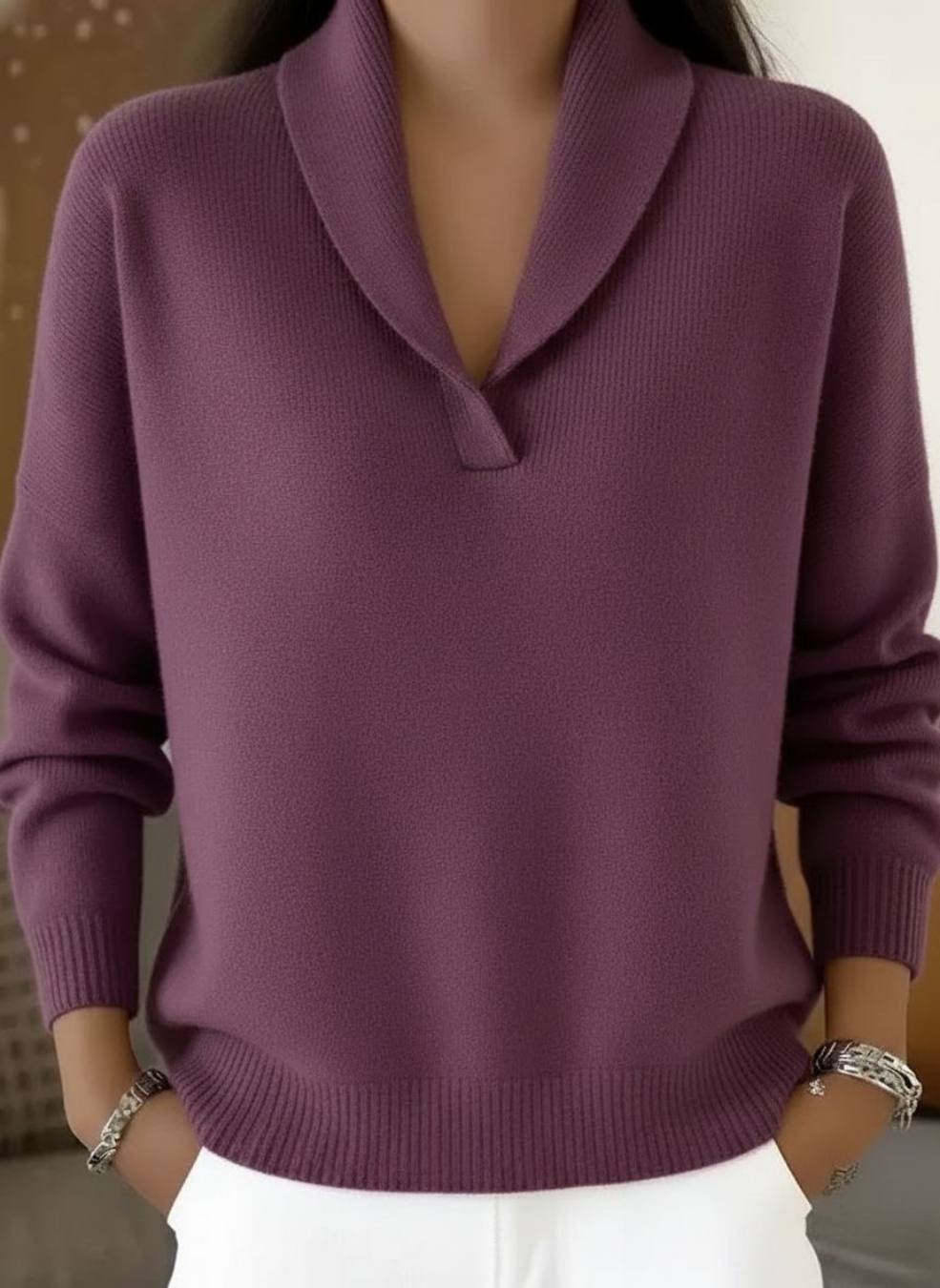 Melia | Florence Timeless V-Neck Jumper