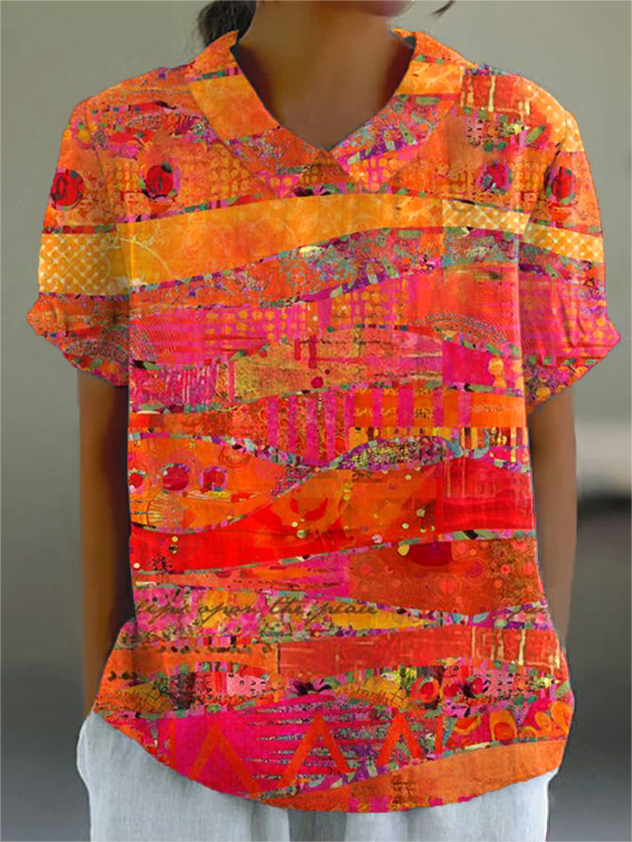 Melia | Isla Abstract Print Shirt