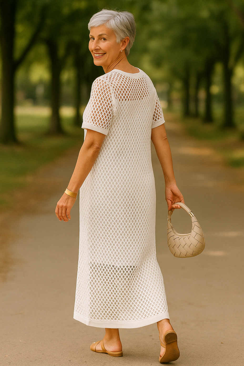 Melia | Celestia Two-Piece Boat Neck Dress