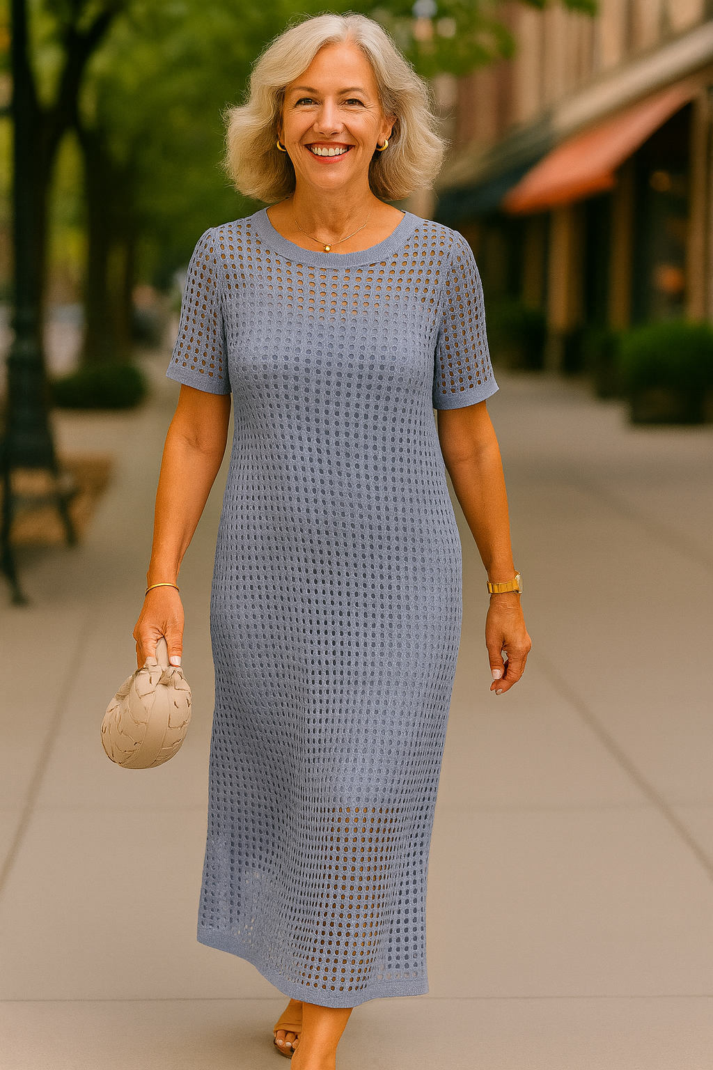 Melia | Celestia Two-Piece Boat Neck Dress