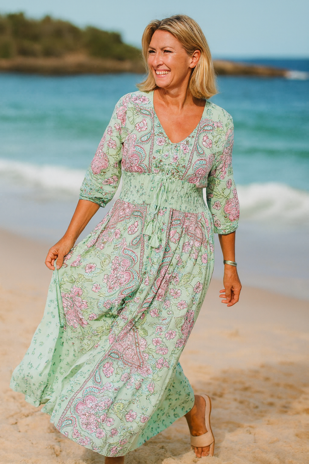 Melia | Kiama Bohemian Maxi Dress