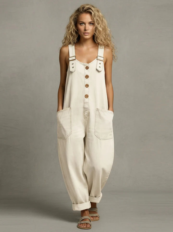 Melia | Denim Pocket Jumpsuit