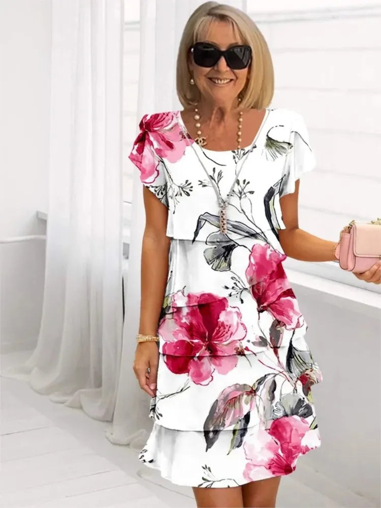 Melia | Cynthia Ruffle Dress