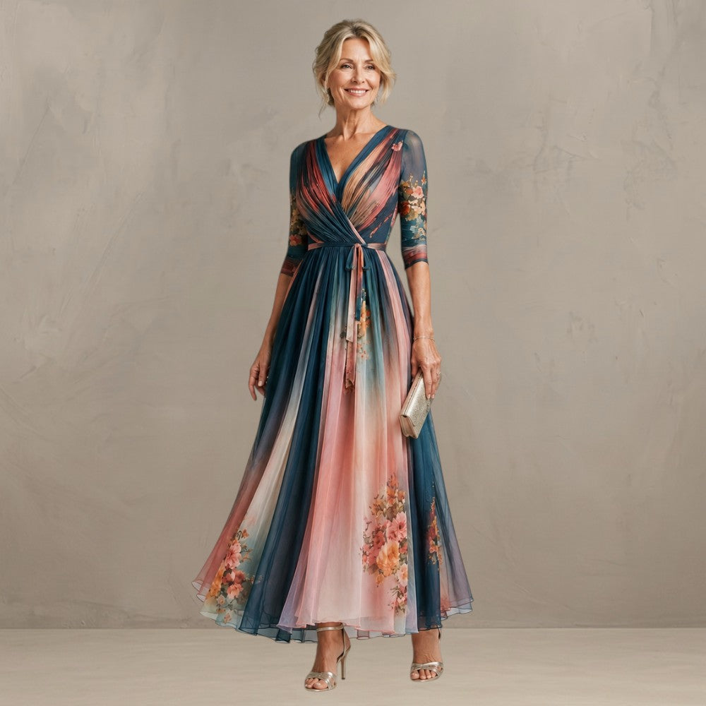 Melia | Margaux Bohemian Floral Maxi Dress