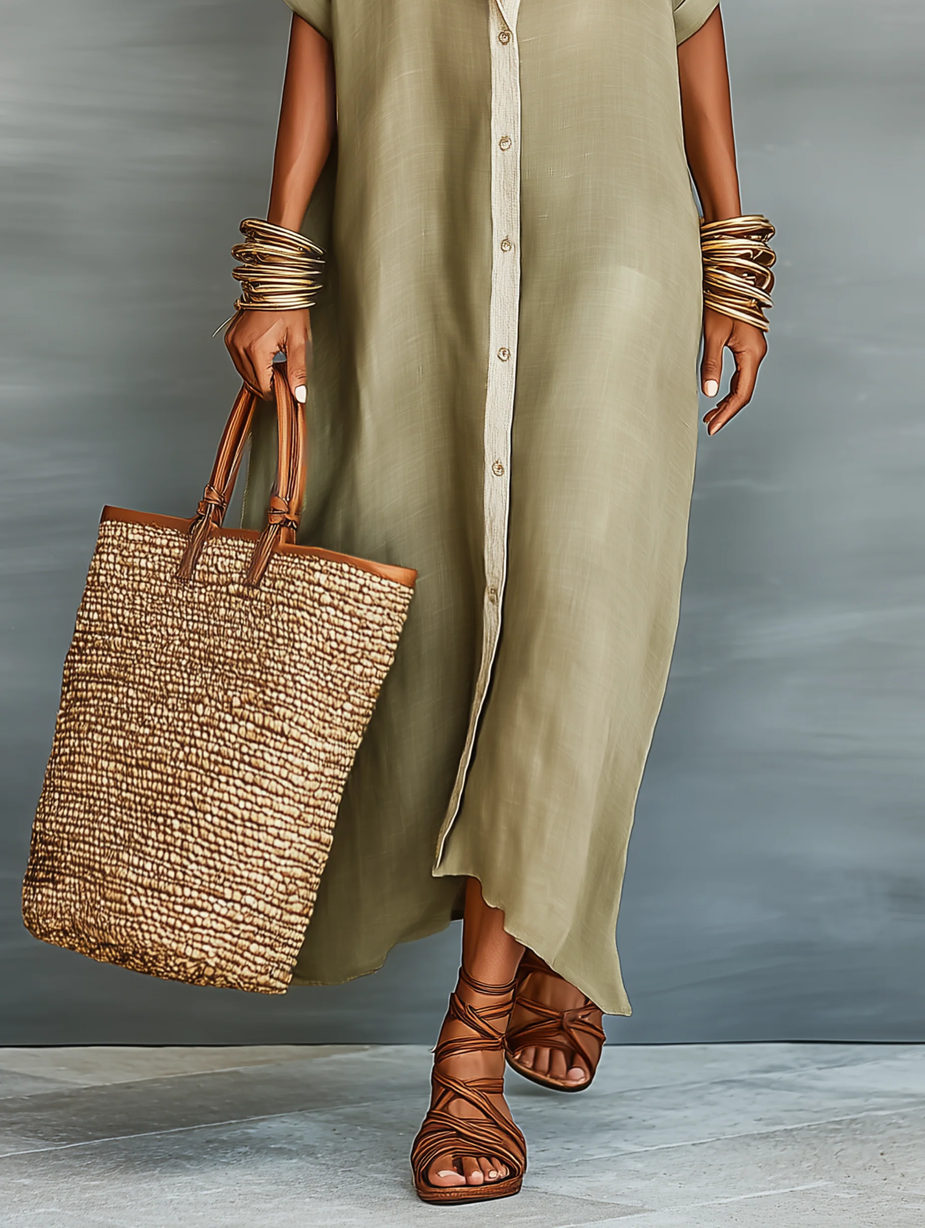 Melia | Sunday Edit Shirt Maxi Dress