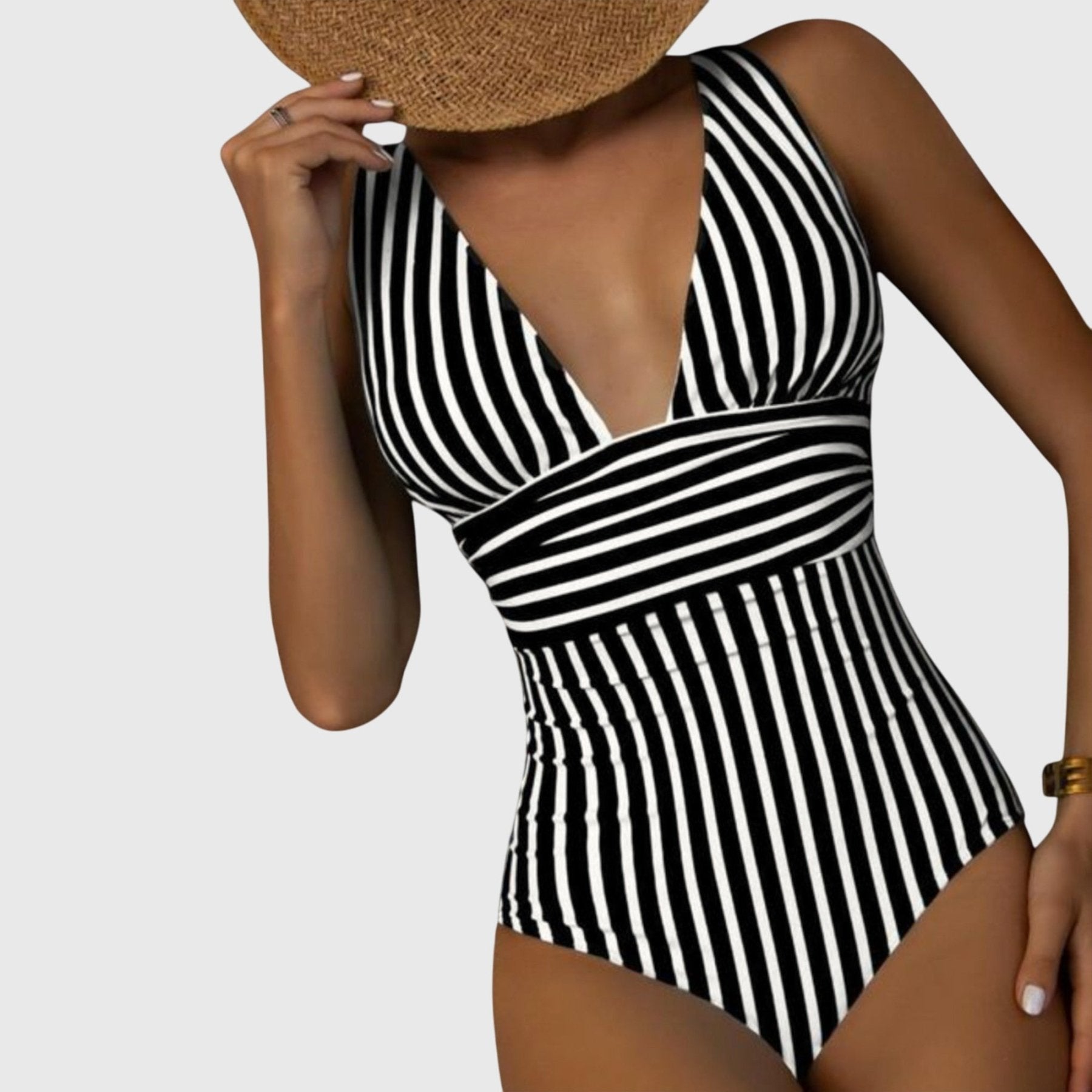 Melia | Aurore V-Neck One-Piece Swimsuit