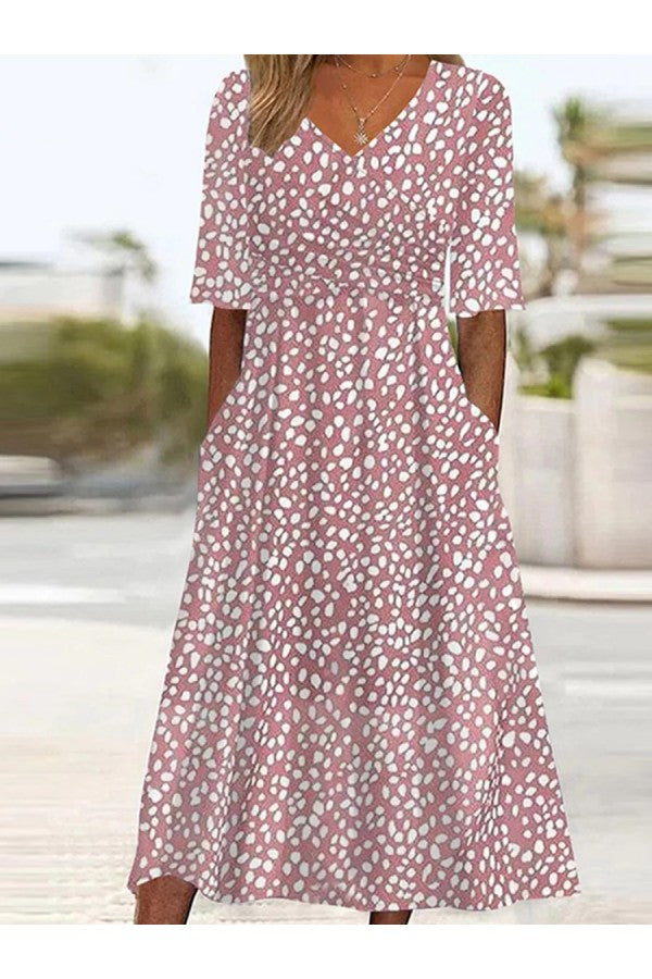 Melia | Diane Polka Dot Midi Dress