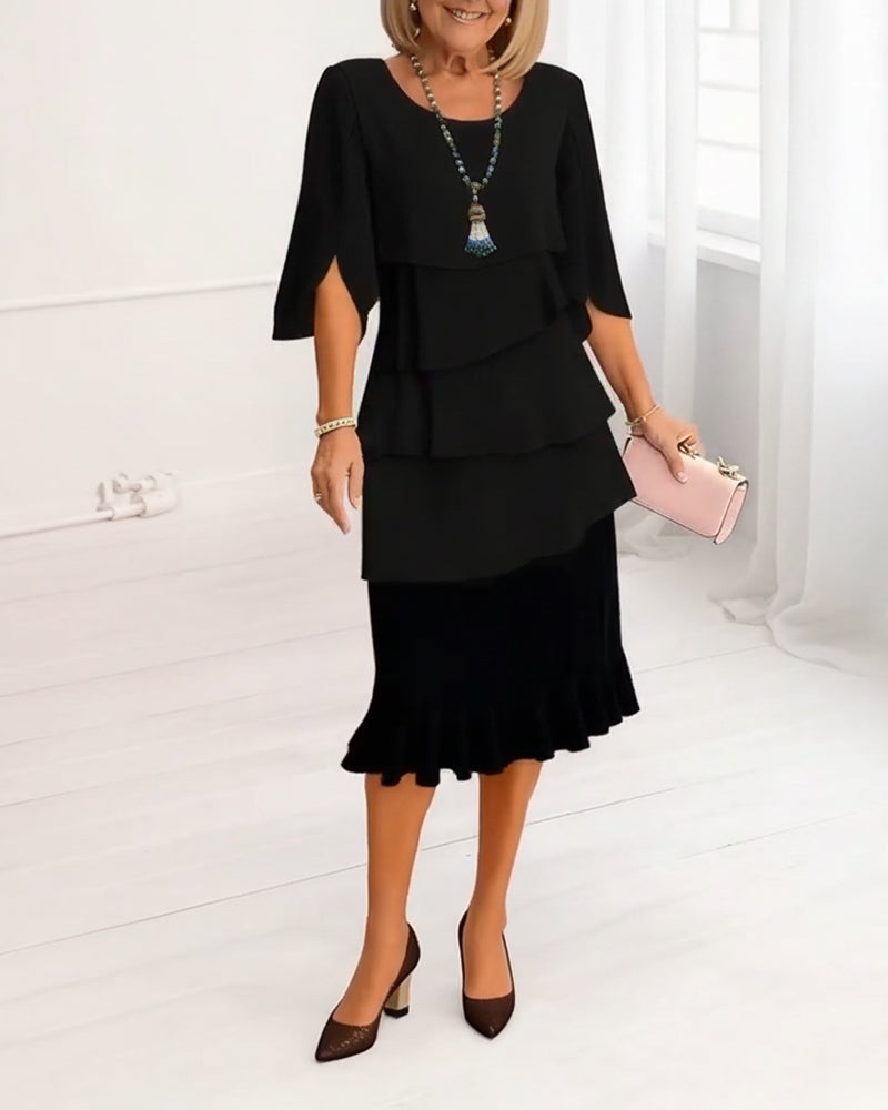 Melia | Patricia Ruffle Dress