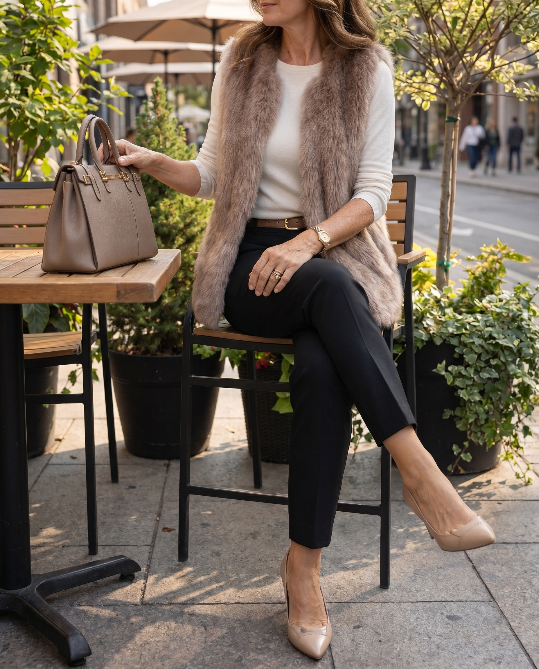 Melia | Leonie Luxe Faux Fur Vest