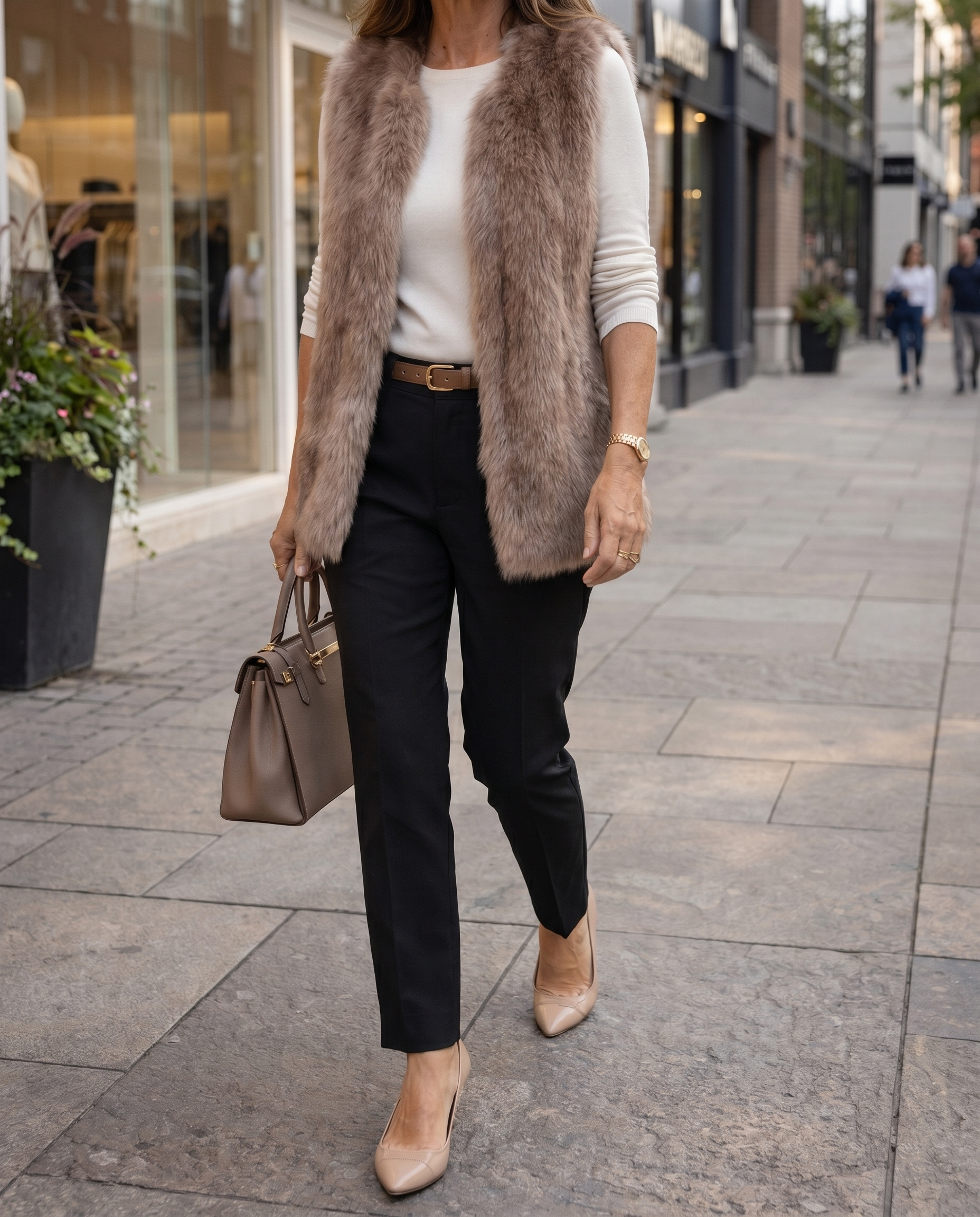 Melia | Leonie Luxe Faux Fur Vest