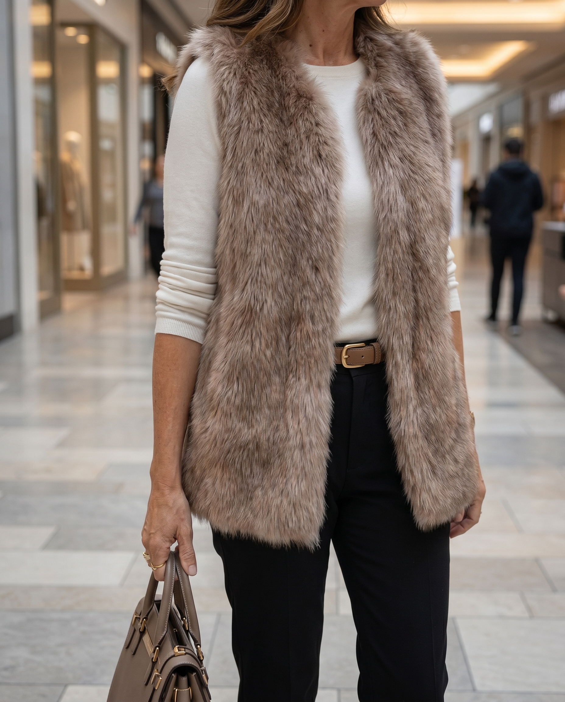 Melia | Leonie Luxe Faux Fur Vest