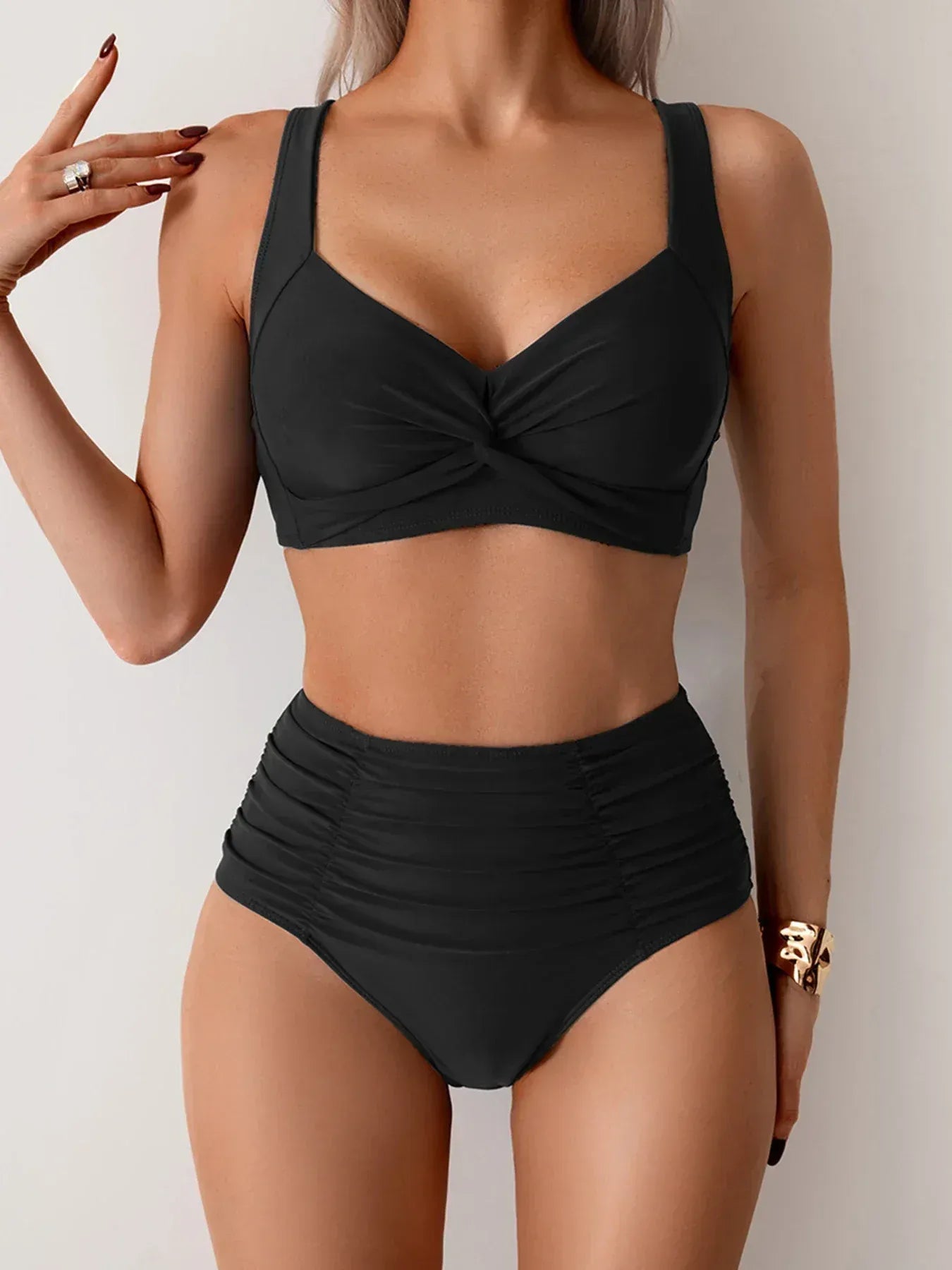 Melia | Marina High-Waist Sculpting Bikini