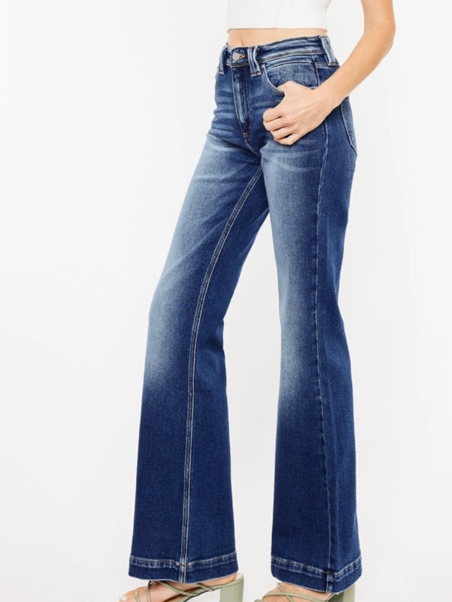 Melia | Julia High Rise Flare Kancan Jeans