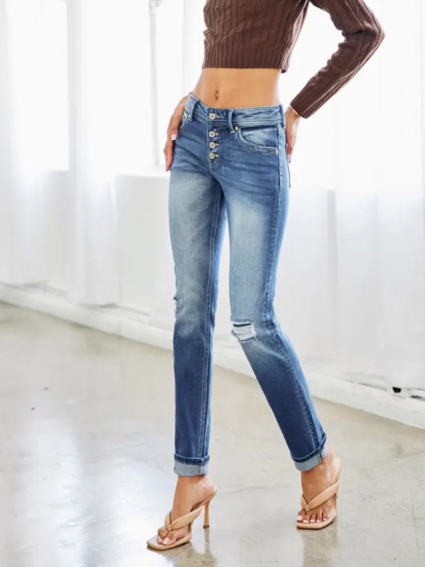 Melia | Kancan Straight Leg Jeans
