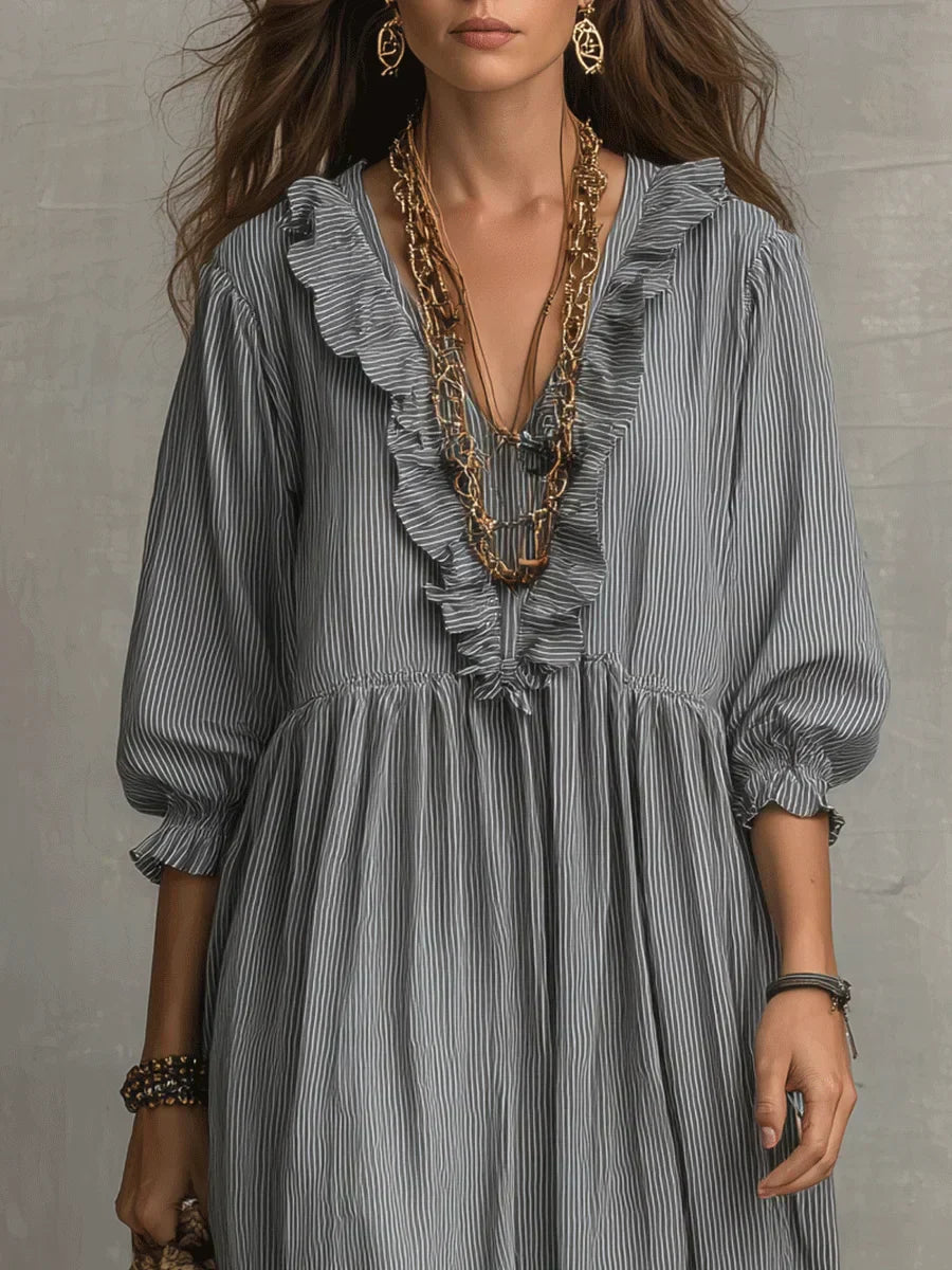 Melia | Elowen Boho Long Sleeve Maxi Dress