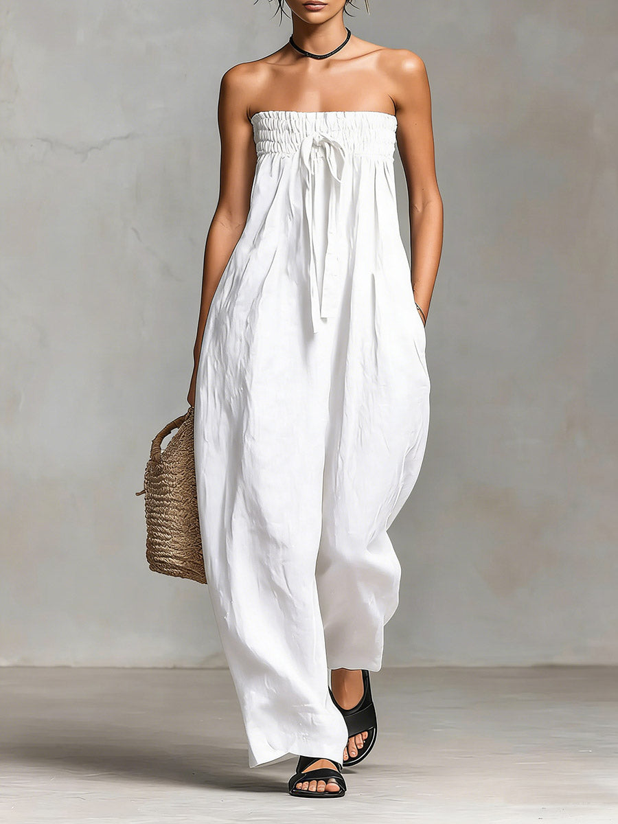 Melia | Nova Strapless Flow Maxi Dress