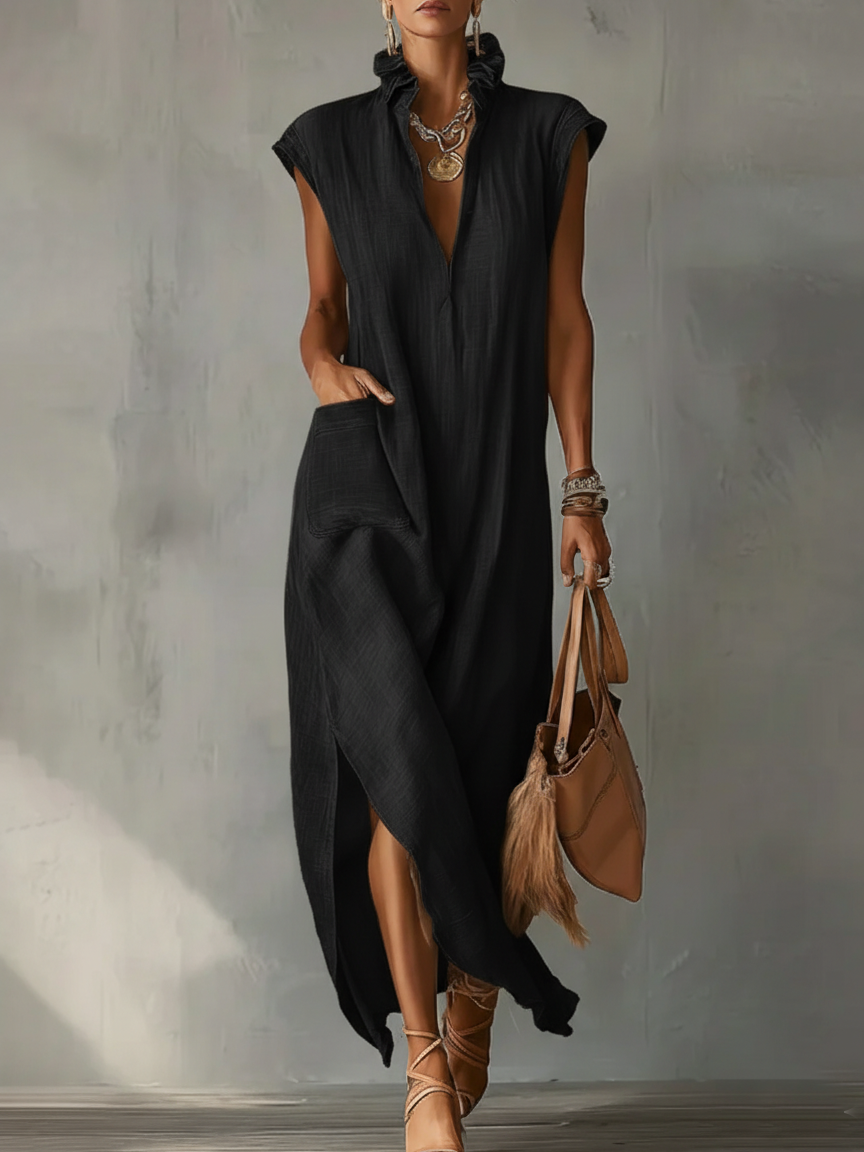 Melia | Elara Ruffle Spring Maxi Dress