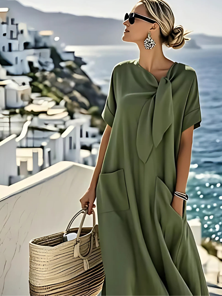 Melia | Ella Elegant Dress with Pockets