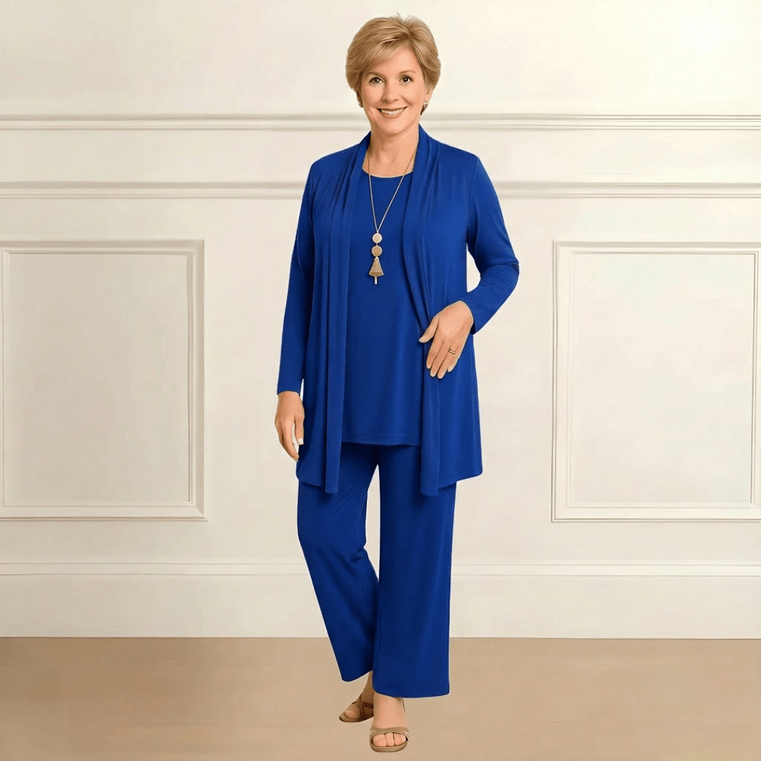 Melia | Rosalie Cardigan, Top & Pants Set