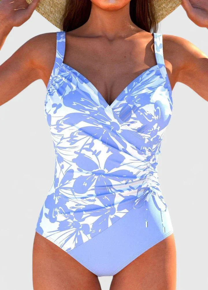 Melia | Solène Stripe One-Piece Swimsuit