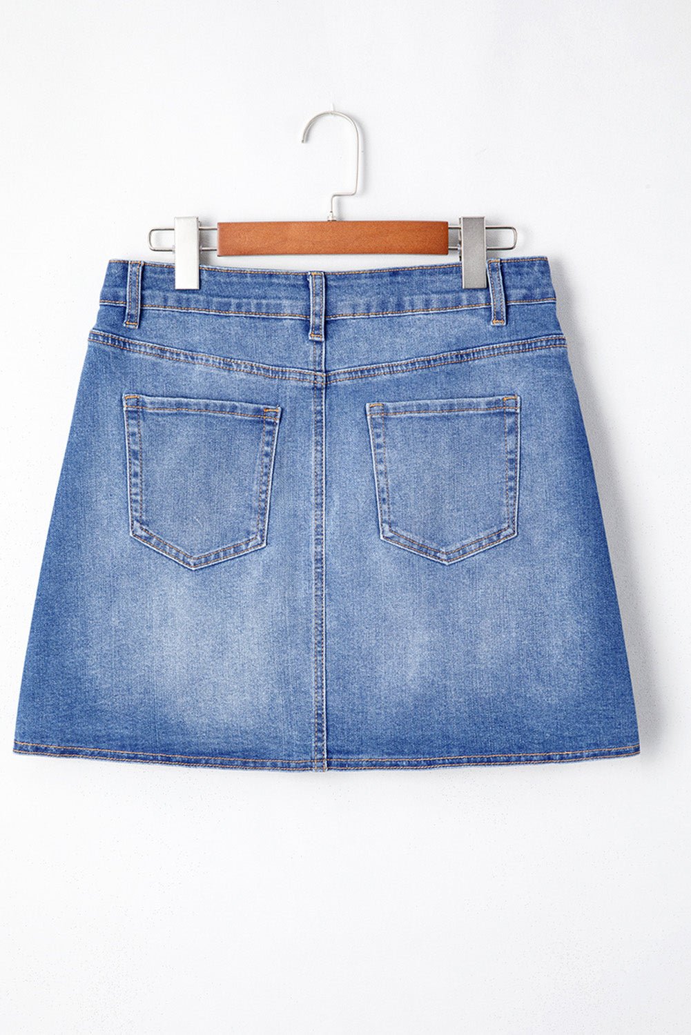Melia | Wrap Me Up Denim Mini Skirt