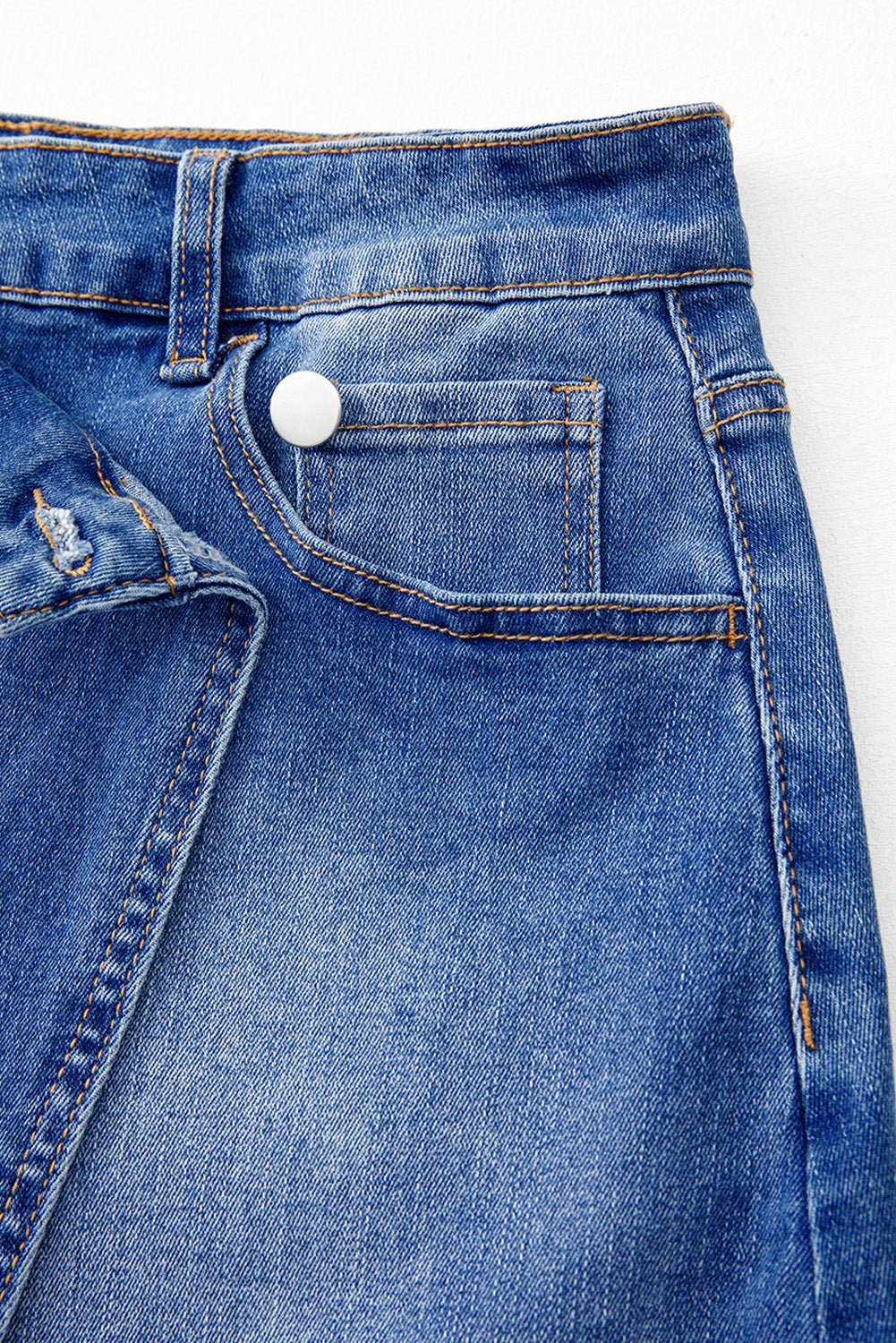 Melia | Wrap Me Up Denim Mini Skirt