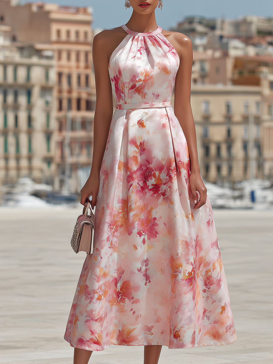 Melia | Simone Halter Dress