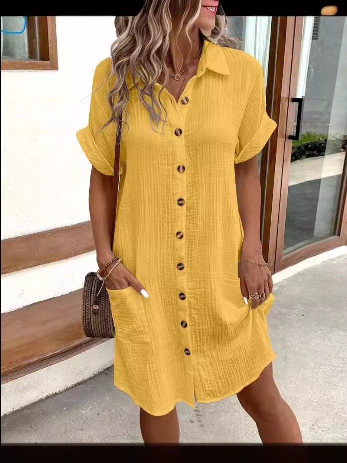 Melia | MARE Button Dress