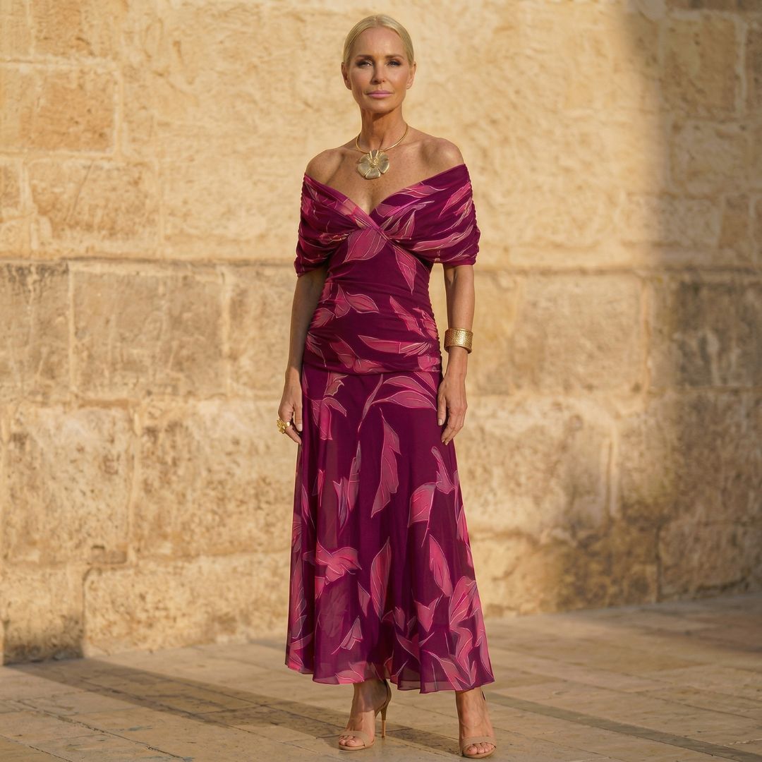 Melia | Prudence Leaf Print Dress
