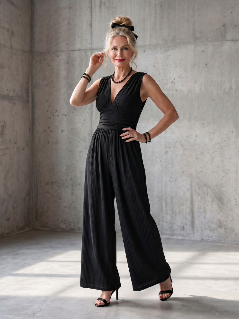 Melia | Elspeth V-Neck Jumpsuit