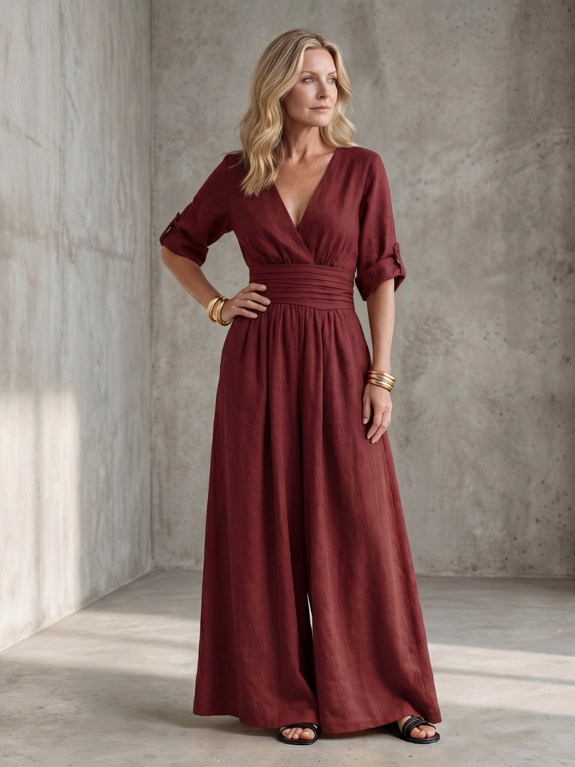 Melia | Sandrine Wide-Leg Jumpsuit