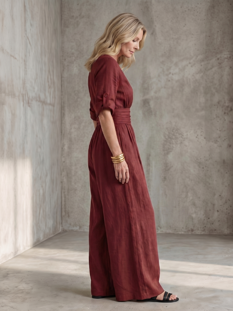 Melia | Sandrine Wide-Leg Jumpsuit