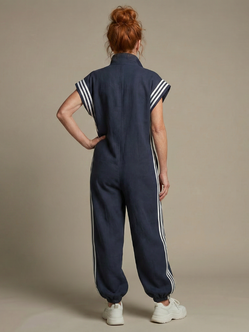 Melia | Jocelyne Striped Jumpsuit